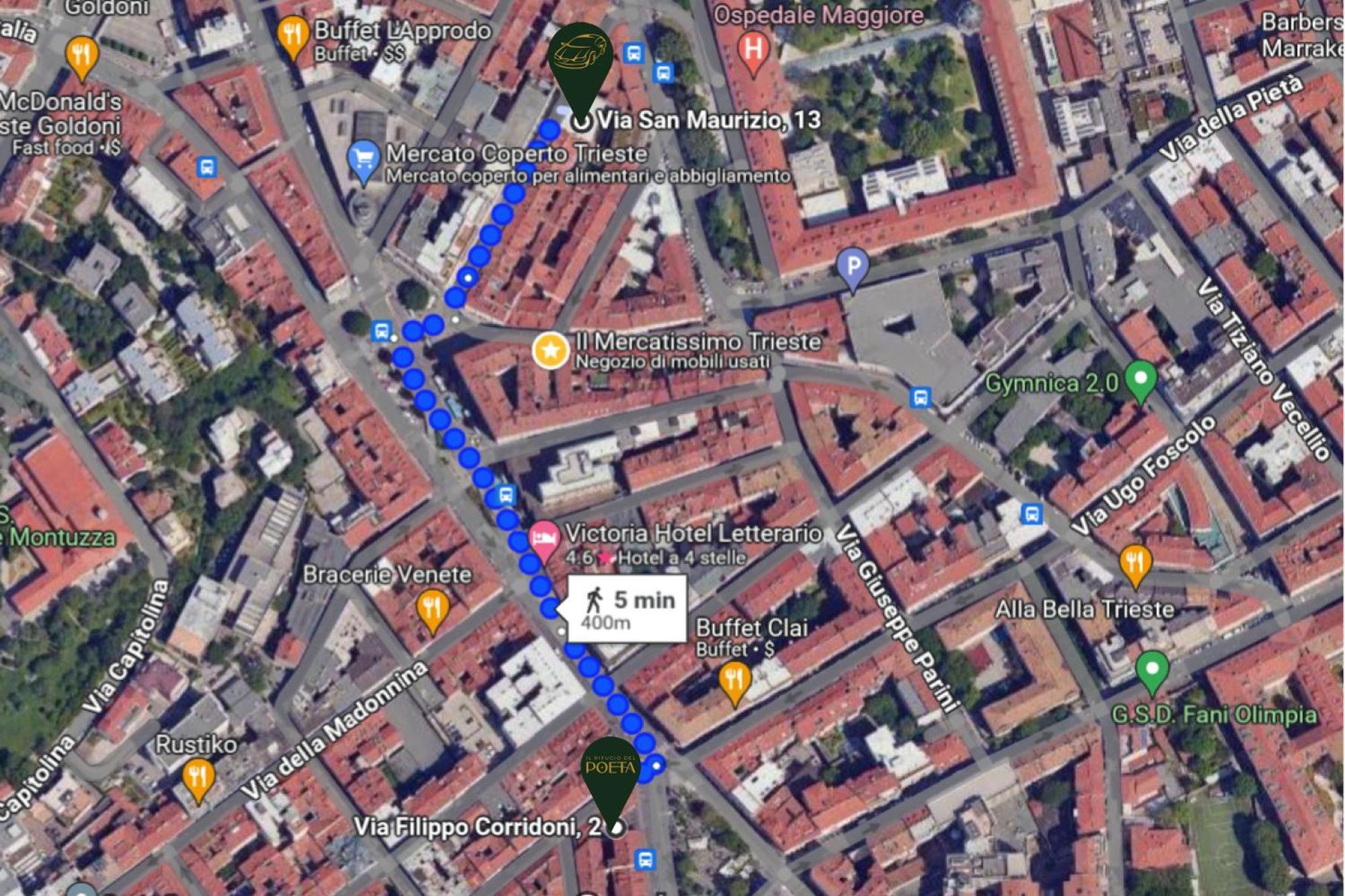 Blake, Attico Centrale Con Parcheggio A Trieste Eksteriør bilde